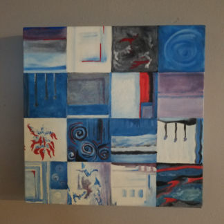 Opt Art Blue