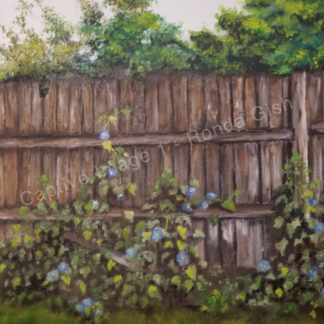 Morning Glory, oil painting